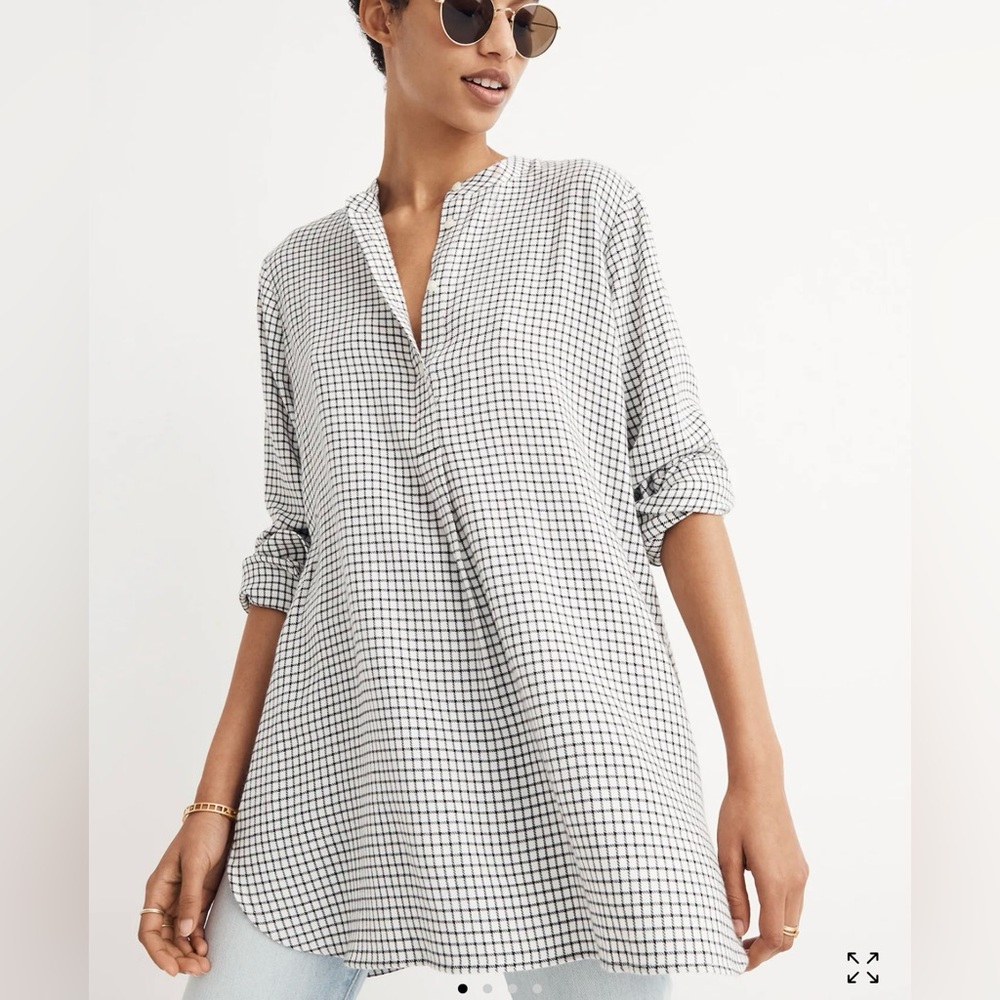 Madewell, Wellspring Tunic Popover Shirt, Small